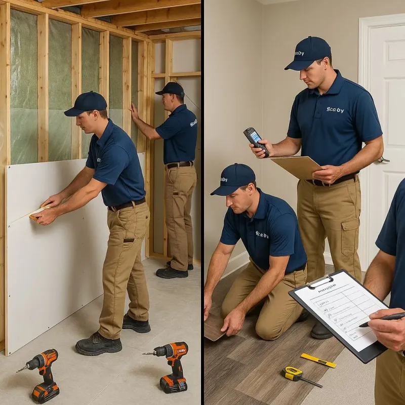 Repairs and Reconstruction process in Woodruff, SC