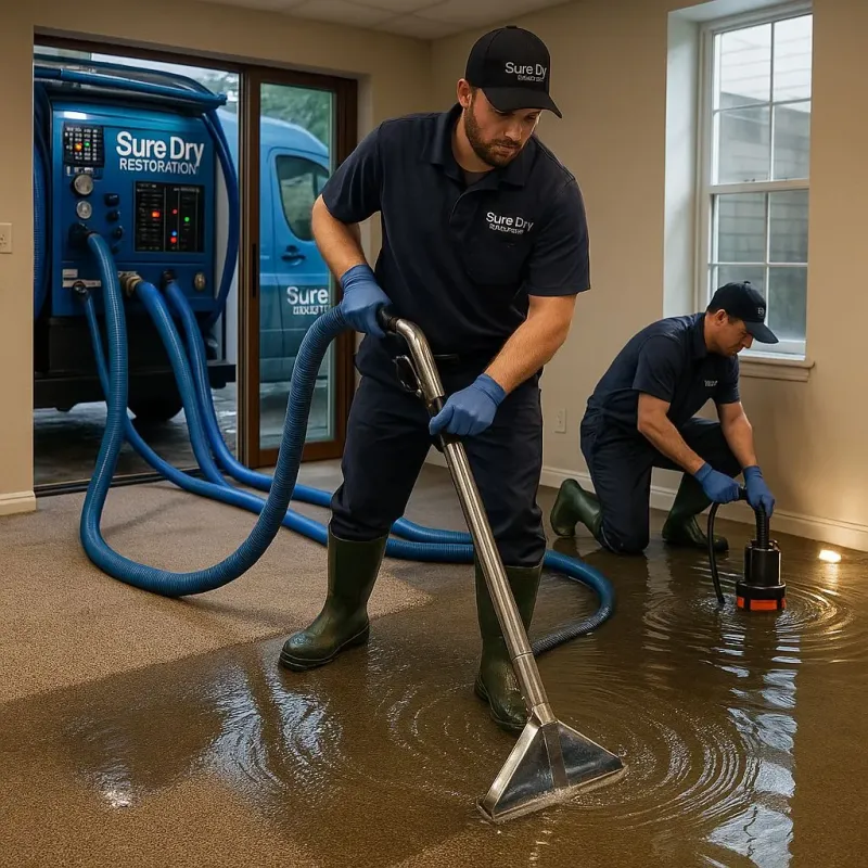 Water Extraction and Removal process in Woodruff, SC